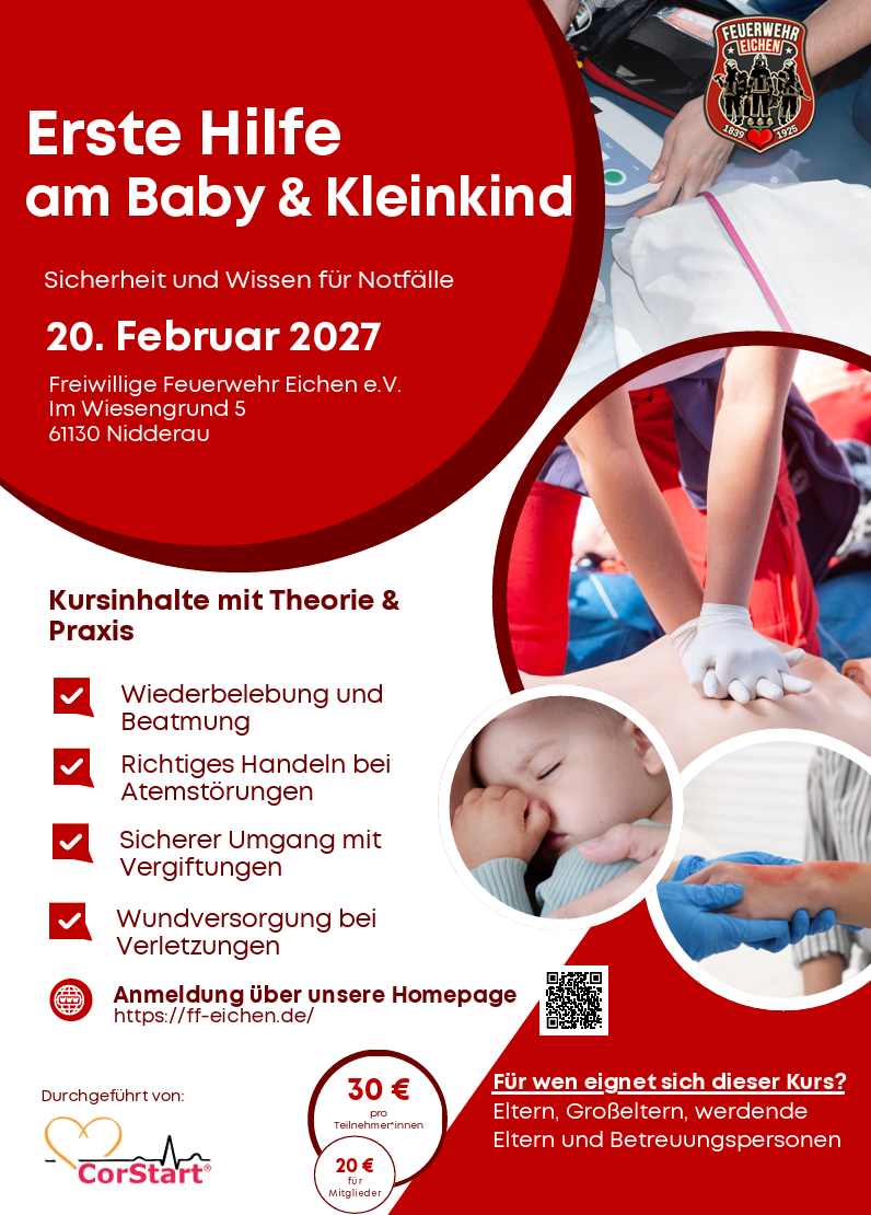 Flyer zum Erste Hilfe Kurs